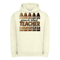 Pigment Pistachio proud black teacher Urban Hoodie - texasbilliewilder