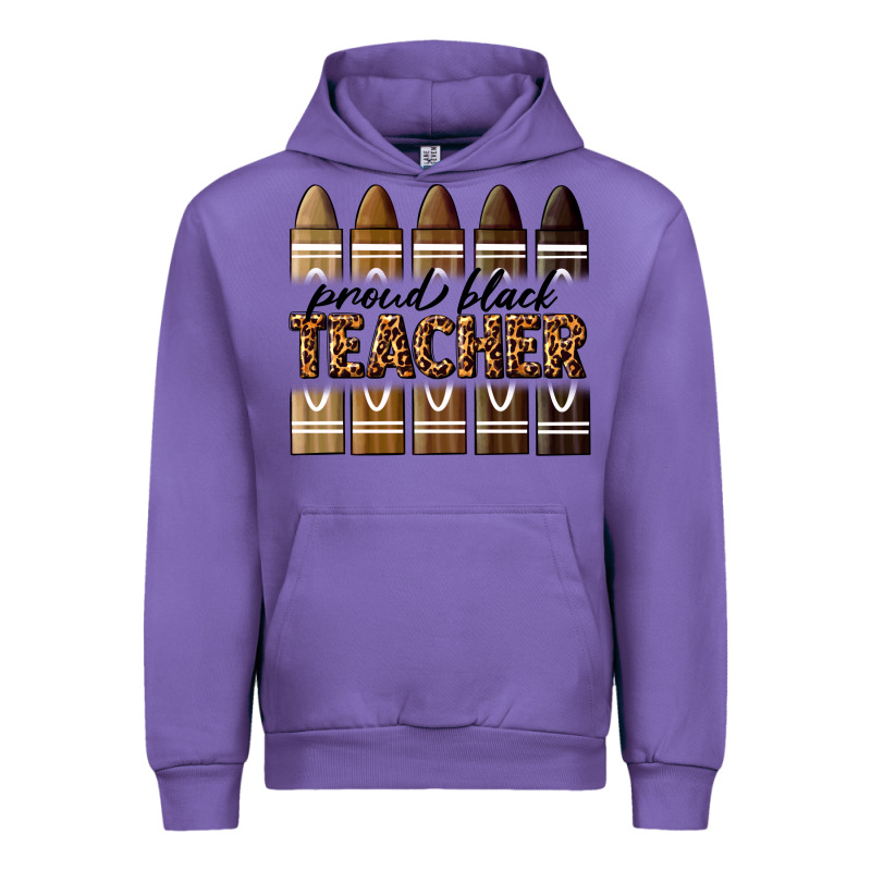 Proud Black Teacher Urban Hoodie by texasbilliewilder | Teevron