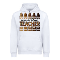 White proud black teacher Urban Hoodie - texasbilliewilder