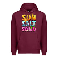 Burgundy sun salt sand Premium Hoodie - texasbilliewilder