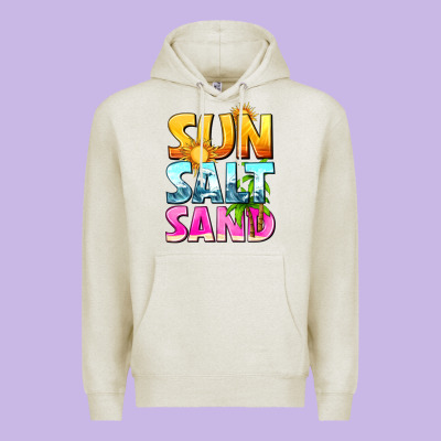 Sun Salt Sand Premium Hoodie Designed By Texasbilliewilder