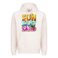 Pale Pink sun salt sand Premium Hoodie - texasbilliewilder