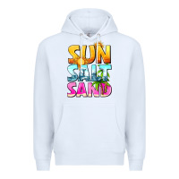 White sun salt sand Premium Hoodie - texasbilliewilder