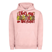Pigment Salmon that s my brother on that field Urban Hoodie - Zillion Design Studio