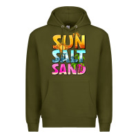 Army Green sun salt sand Premium Hoodie - texasbilliewilder