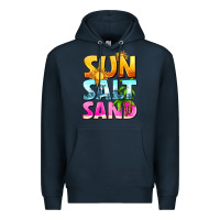 Navy sun salt sand Premium Hoodie - texasbilliewilder