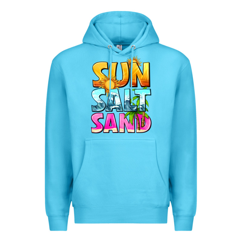 Sun Salt Sand Premium Hoodie by texasbilliewilder | Teevron