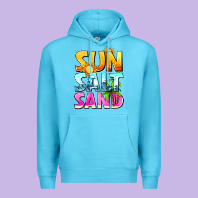 Sun Salt Sand Premium Hoodie Designed By Texasbilliewilder