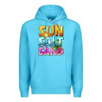 Ocean Blue sun salt sand Premium Hoodie - texasbilliewilder