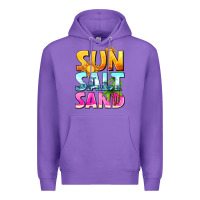 Purple sun salt sand Premium Hoodie - texasbilliewilder