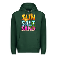 Sports Green sun salt sand Premium Hoodie - texasbilliewilder