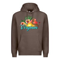 Coffee summer virginia Premium Hoodie - texasbilliewilder