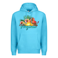 Ocean Blue summer virginia Premium Hoodie - texasbilliewilder