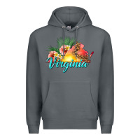Rock summer virginia Premium Hoodie - texasbilliewilder