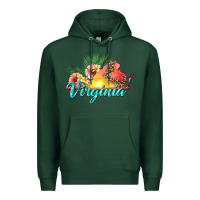 Sports Green summer virginia Premium Hoodie - texasbilliewilder