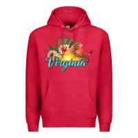 Cardinal summer virginia Premium Hoodie - texasbilliewilder
