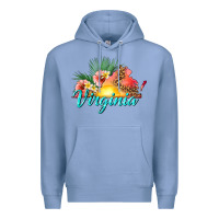 Colony Blue summer virginia Premium Hoodie - texasbilliewilder