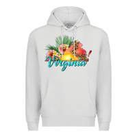 Dove Grey summer virginia Premium Hoodie - texasbilliewilder