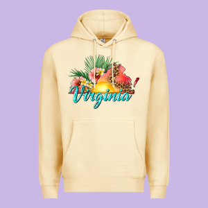 Summer Virginia Premium Hoodie Designed By Texasbilliewilder