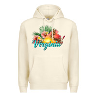 Sandshell summer virginia Premium Hoodie - texasbilliewilder