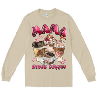 Mushroom mama needs coffee Long Sleeve Tee - BarkalooDesign