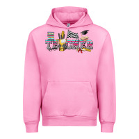 Fuchsia Pink race with teacher Urban Hoodie - texasbilliewilder