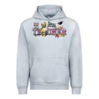 Heather Grey race with teacher Urban Hoodie - texasbilliewilder