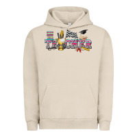 Pigment French Oak race with teacher Urban Hoodie - texasbilliewilder