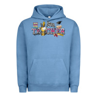 Pigment Pebble Blue race with teacher Urban Hoodie - texasbilliewilder