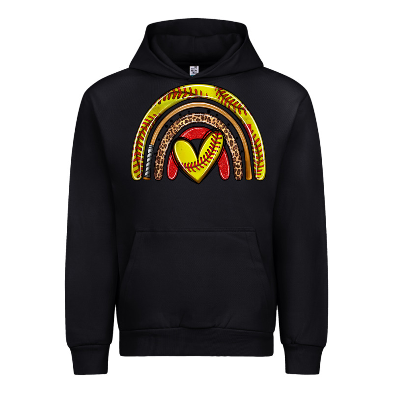 Softball Rainbow Urban Hoodie by Zillion Design Studio | Teevron