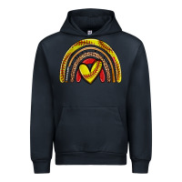 Navy softball rainbow Urban Hoodie - Zillion Design Studio
