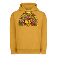 Pigment Peanut Butter softball rainbow Urban Hoodie - Zillion Design Studio