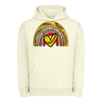 Pigment Pistachio softball rainbow Urban Hoodie - Zillion Design Studio