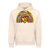 Sandshell softball rainbow Urban Hoodie - Zillion Design Studio