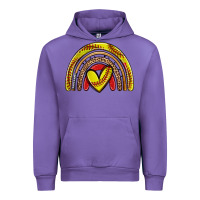 Tulip softball rainbow Urban Hoodie - Zillion Design Studio