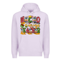 Lilac nacho average teacher Premium Hoodie - Zillion Design Studio
