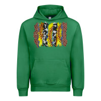 Emerald softball brushstroke Urban Hoodie - Zillion Design Studio