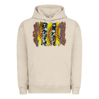 Pigment French Oak softball brushstroke Urban Hoodie - Zillion Design Studio
