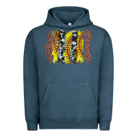Pigment Midnight Navy softball brushstroke Urban Hoodie - Zillion Design Studio