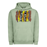 Pigment Oil Green softball brushstroke Urban Hoodie - Zillion Design Studio