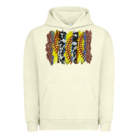 Pigment Pistachio softball brushstroke Urban Hoodie - Zillion Design Studio