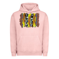 Pigment Salmon softball brushstroke Urban Hoodie - Zillion Design Studio