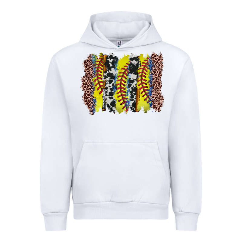 Softball Brushstroke Urban Hoodie by Zillion Design Studio | Teevron