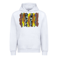 White softball brushstroke Urban Hoodie - Zillion Design Studio