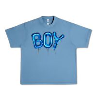 Pebble Blue Balloon Boy Urban Heavy Tee - Artiststas