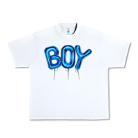 White Balloon Boy Urban Heavy Tee - Artiststas