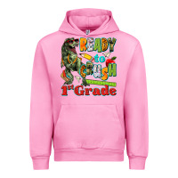 Fuchsia Pink ready to crush first grade Urban Hoodie - texasbilliewilder