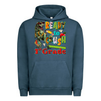 Pigment Midnight Navy ready to crush first grade Urban Hoodie - texasbilliewilder