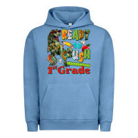 Pigment Pebble Blue ready to crush first grade Urban Hoodie - texasbilliewilder