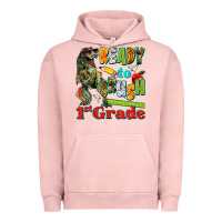 Pigment Salmon ready to crush first grade Urban Hoodie - texasbilliewilder